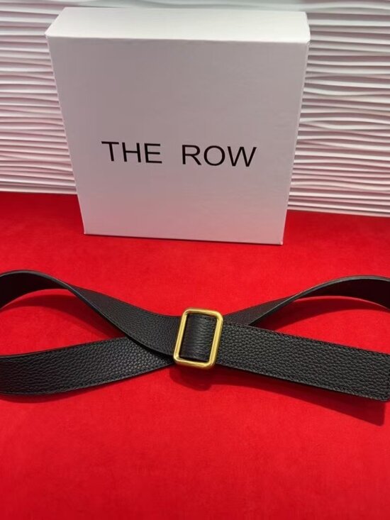 The Row Black  Leather Belt main image 6
